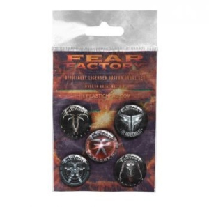 Fear Factory - Button Badge Set Albums 2010-2021 in the group OTHER / Merchandise at Bengans Skivbutik AB (4231153)