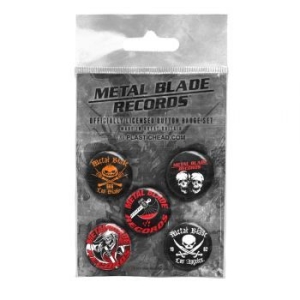 Metal Blade Records - Button Badge Set in the group OTHER / Merchandise at Bengans Skivbutik AB (4231154)