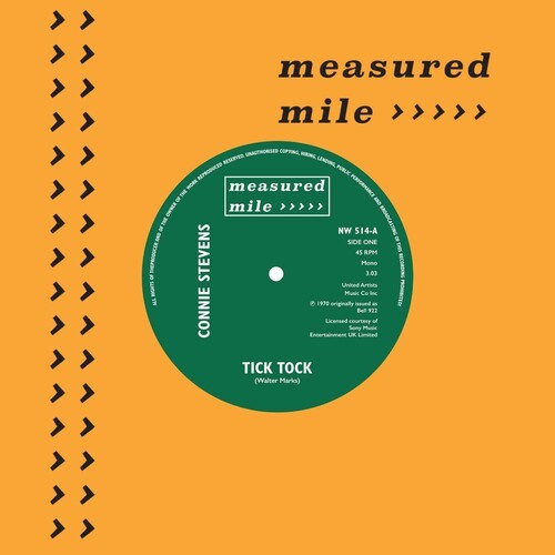 Connie Stevens - Tick Tock / Keep Growing Strong in the group OTHER / Övrigt / at Bengans Skivbutik AB (4233324)