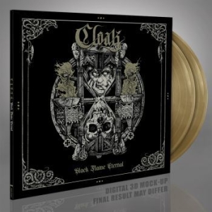 Cloak - Black Flame Eternal (2 Lp Gold Viny in the group VINYL / Hårdrock/ Heavy metal at Bengans Skivbutik AB (4233440)
