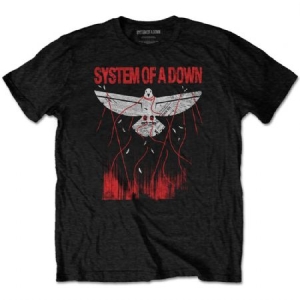 System Of A Down - Unisex T-Shirt: Dove Overcome in the group OTHER / BW-T-shirts at Bengans Skivbutik AB (4233843r)