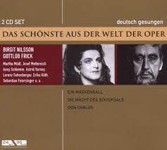 Birgit Nilsson - Gottlob Frick - Das Schönste Aus Der Welt Der Oper in the group CD / Klassiskt at Bengans Skivbutik AB (4234087)