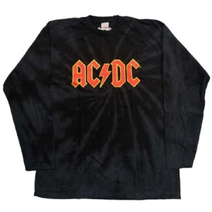 AC/DC - AC/DC Unisex Long Sleeved T-Shirt: Logo (Tie Dye) in the group CDON - Exporterade Artiklar_Manuellt / T-shirts_CDON_Exporterade at Bengans Skivbutik AB (4235537r)
