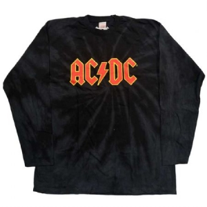 AC/DC - AC/DC Unisex Long Sleeved T-Shirt: Logo  in the group Minishops / AC/DC at Bengans Skivbutik AB (4235537r)