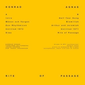 Agnas Konrad - Rite Of Passage in the group CD / Jazz at Bengans Skivbutik AB (4236766)