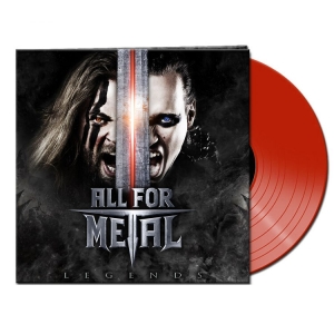 All For Metal - Legends (Red Vinyl Lp) in the group VINYL / Hårdrock at Bengans Skivbutik AB (4236768)