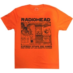 Radiohead - Gawps Uni Orange T-Shirt in the group MERCHANDISE / T-shirt / Pop-Rock at Bengans Skivbutik AB (4238712r)