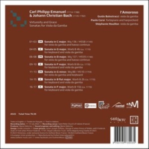 Bach C P E Bach J C - C.P.E. Bach & J.C. Bach: Virtuosity in the group Externt_Lager /  at Bengans Skivbutik AB (4242247)