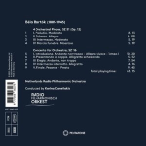 Bartok Bela - Concerto For Orchestra in the group Externt_Lager /  at Bengans Skivbutik AB (4242379)