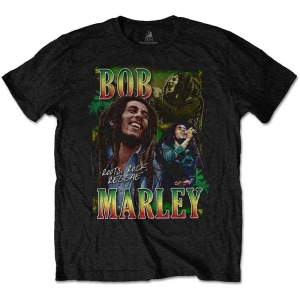 Bob Marley - Roots, Rock, Reggae Homage Uni Bl    in the group MERCHANDISE / T-shirt / Reggae at Bengans Skivbutik AB (4243553r)