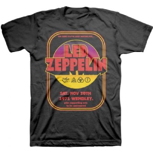 Led Zeppelin - Unisex T-Shirt: 1971 Wembley (L) in the group OTHER / -Start Tshirt at Bengans Skivbutik AB (4243609)