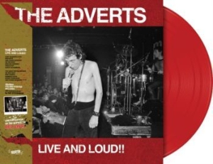 Adverts The - Live & Loud (Coloured Vinyl Lp) in the group VINYL / Hårdrock/ Heavy metal at Bengans Skivbutik AB (4244923)