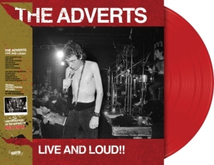 Adverts The - Live & Loud (Coloured Vinyl Lp) in the group VINYL / Hårdrock,Pop-Rock at Bengans Skivbutik AB (4244923)