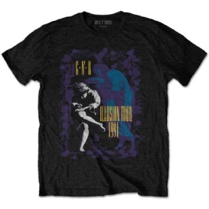 Guns N' Roses - Guns N' Roses Unisex T-Shirt: Illusion Tour '91 in the group CDON - Exporterade Artiklar_Manuellt / T-shirts_CDON_Exporterade at Bengans Skivbutik AB (4247976r)