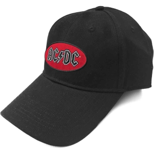 Ac/Dc - Oval Logo Bl Baseball C in the group MERCHANDISE / Cap / Heavy Metal at Bengans Skivbutik AB (4250249)