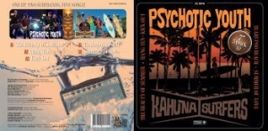Psychotic Youth / Kahuna Surfers - Surf Split Ep in the group VINYL / Rock at Bengans Skivbutik AB (4251379)