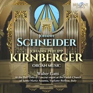 Kirnberger Johann Philipp Schneid - Schneider & Kirnberger: Organ Music in the group Externt_Lager /  at Bengans Skivbutik AB (4255659)