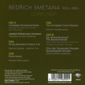 Smetana Bedrich - Smetana Collection (8Cd) in the group Externt_Lager / at Bengans Skivbutik AB (4255681)