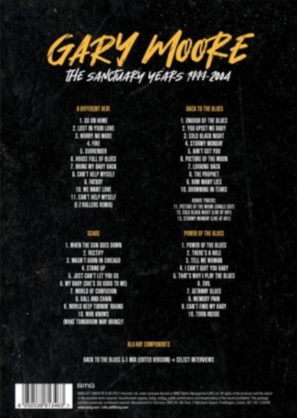 Gary Moore - The Sanctuary Years in the group CD / Rock at Bengans Skivbutik AB (4259077)