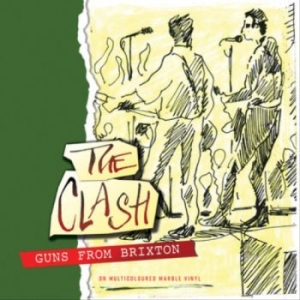 The Clash - Guns From Brixton (Marble) in the group VINYL / Pop-Rock at Bengans Skivbutik AB (4261127)