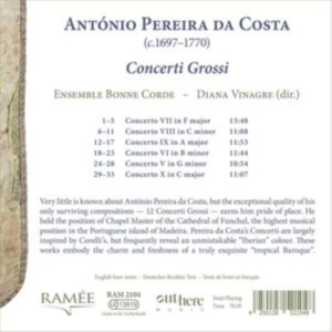 Ensemble Bonne Corde - Da Costa: Concerti Grossi in the group Externt_Lager / at Bengans Skivbutik AB (4261657)