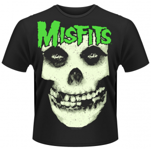 Misfits - T/S Glow Jurek Skull (M) in the group OTHER / Merchandise at Bengans Skivbutik AB (4262916)