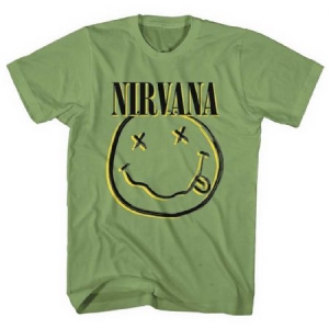 Nirvana - Nirvana Unisex T-Shirt: Inverse Smiley in the group Minishops / Nirvana at Bengans Skivbutik AB (4265054r)