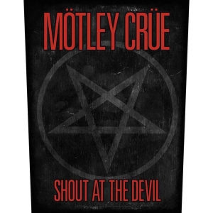 Motley Crue - Shout At The Devil Pentagram Back Patch in the group MERCHANDISE / Patch / Heavy Metal at Bengans Skivbutik AB (4267103)