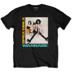 Spice Girls - Spice Girls Unisex T-Shirt: Wannabe in the group CDON - Exporterade Artiklar_Manuellt / T-shirts_CDON_Exporterade at Bengans Skivbutik AB (4267330r)