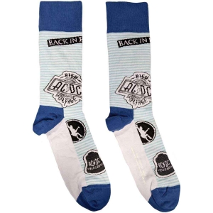 Ac/Dc - Icons Uni Blue Socks (Eu 40-45) in the group MERCHANDISE /  /  at Bengans Skivbutik AB (4267743)