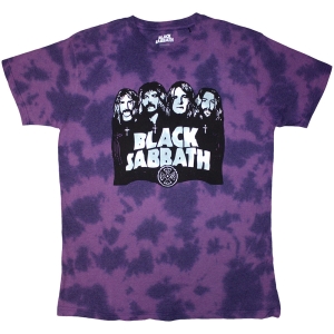 Black Sabbath - Band & Logo Uni Purp Dip-Dye    in the group MERCHANDISE / T-shirt / Heavy Metal at Bengans Skivbutik AB (4267797r)