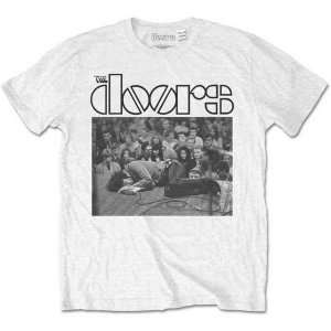 The Doors - Jim On Floor Uni Wht    in the group MERCHANDISE / T-shirt / Pop-Rock at Bengans Skivbutik AB (4267822r)