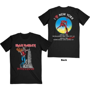 Iron Maiden - The Beast In New York Uni Bl    in the group MERCHANDISE / T-shirt / Hårdrock at Bengans Skivbutik AB (4267871r)