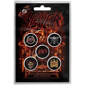 Slayer - Eagle Button Badge Pack in the group MERCHANDISE / Accessoarer / Hårdrock at Bengans Skivbutik AB (4271732)