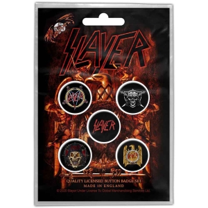 Slayer - Eagle Button Badge Pack in the group MERCHANDISE / Pin-Button Badge / Heavy Metal at Bengans Skivbutik AB (4271732)