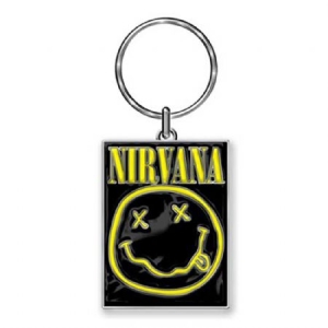 Nirvana - Keychain: Smiley (Die-cast Relief) in the group OTHER / MK Test 1 at Bengans Skivbutik AB (4271745)