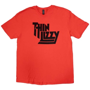 Thin Lizzy - Logo Uni Red T-Shirt  (XL) in the group MERCHANDISE / T-shirt / Heavy Metal at Bengans Skivbutik AB (4272938)