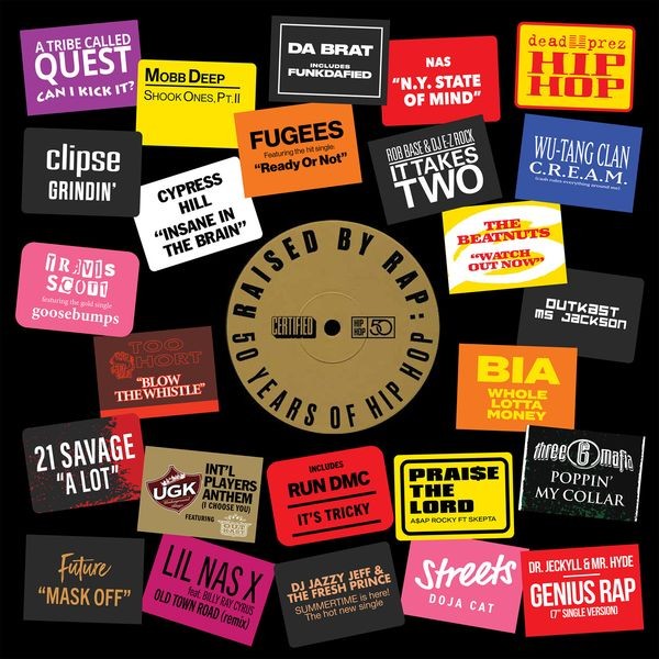 Various - Raised By Rap: 50 Years Of Hip Hop in the group VINYL / Hip Hop at Bengans Skivbutik AB (4275168)