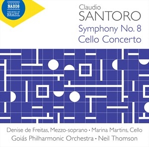 Santoro Claudio - Symphony No. 8 Cello Concerto Tre in the group Externt_Lager /  at Bengans Skivbutik AB (4275279)
