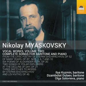 Myaskovsky Nikolay - Vocal Works, Vol. 2 in the group Externt_Lager /  at Bengans Skivbutik AB (4275358)