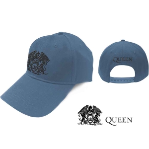 Queen - Black Classic Crest Denim Baseball C in the group MERCHANDISE / Cap / Pop-Rock at Bengans Skivbutik AB (4276408)