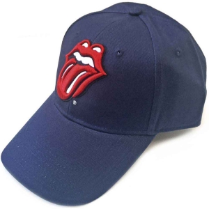 Rolling Stones - Classic Tongue Navy Baseball C in the group MERCHANDISE / Cap / Pop-Rock at Bengans Skivbutik AB (4276410)