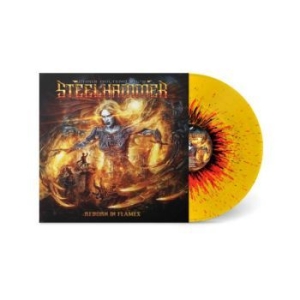 Chris Bohltendahl's Steelhammer - Reborn In Flames (Splatter Vinyl Lp in the group VINYL / Hårdrock/ Heavy metal at Bengans Skivbutik AB (4280205)