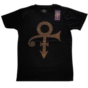 Prince - Prince Unisex T-Shirt: Gold Symbol (Diam in the group OTHER / Merchandise at Bengans Skivbutik AB (4280234r)