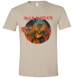 Iron Maiden - Iron Maiden T-Shirt Head (Beige) in the group Minishops / Iron Maiden at Bengans Skivbutik AB (4280400)