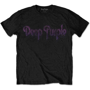 Deep Purple - Vtge Logo Uni Bl    in the group MERCHANDISE / T-shirt / Heavy Metal at Bengans Skivbutik AB (4281828r)