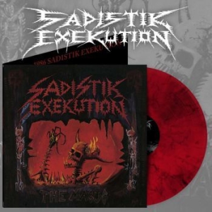 Sadistik Exekution - Magus (Red/Black Splatter Vinyl Lp) in the group VINYL / Hårdrock/ Heavy metal at Bengans Skivbutik AB (4283018)
