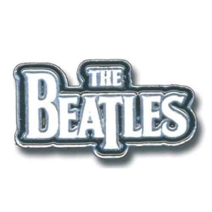 The Beatles - Drop T Logo Wht Pin Badge in the group MERCHANDISE / Merch / Pop-Rock at Bengans Skivbutik AB (4284680)
