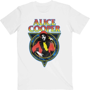 Alice Cooper - Snakeskin Uni Wht     (M) in the group OTHER / -Start Tshirt at Bengans Skivbutik AB (4285338)