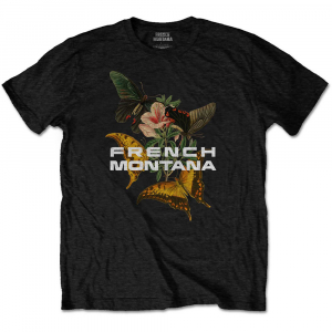 French Montana - Unisex T-Shirt: Butterfly in the group OTHER / Merchandise at Bengans Skivbutik AB (4285352r)